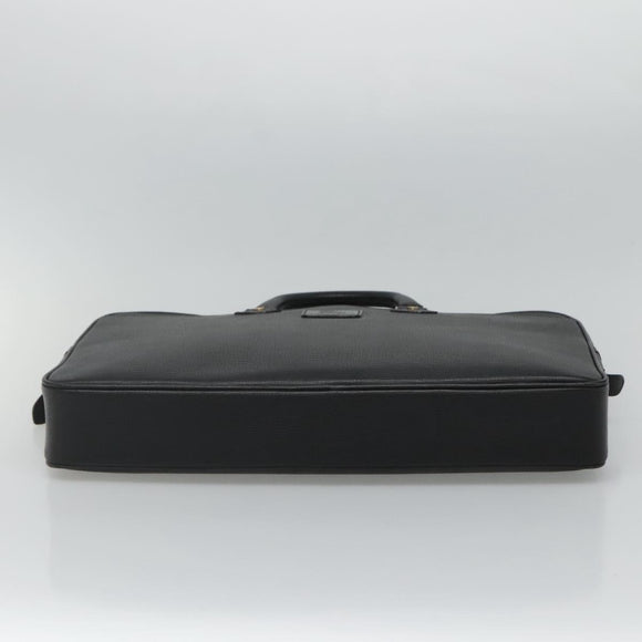 BURBERRY Business Bag Leather Black Auth bs23443