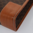 CELINE Macadam Canvas Hand Bag PVC Leather Brown Auth bs23451-15
