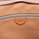 CELINE Macadam Canvas Hand Bag PVC Leather Brown Auth bs23451-19