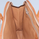 CELINE Macadam Canvas Hand Bag PVC Leather Brown Auth bs23451-21
