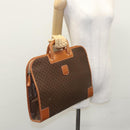 CELINE Macadam Canvas Hand Bag PVC Leather Brown Auth bs23451-23