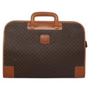 CELINE Macadam Canvas Hand Bag PVC Leather Brown Auth bs23451-13