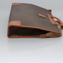 CELINE Macadam Canvas Hand Bag PVC Leather Brown Auth bs23451-3