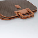CELINE Macadam Canvas Hand Bag PVC Leather Brown Auth bs23451-6