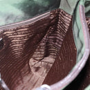 PRADA Shoulder Bag Nylon Khaki Silver Auth bs23455-19