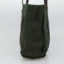 PRADA Shoulder Bag Nylon Khaki Silver Auth bs23455-4