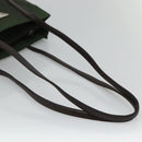 PRADA Shoulder Bag Nylon Khaki Silver Auth bs23455-7