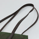 PRADA Shoulder Bag Nylon Khaki Silver Auth bs23455-8