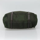 PRADA Shoulder Bag Nylon Khaki Silver Auth bs23455-5