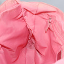 PRADA Hand Bag Nylon plastic Pink Clear Auth bs23458-19