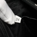 PRADA Hand Bag Black Silver Auth bs23459-12