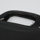 PRADA Hand Bag Black Silver Auth bs23459-8