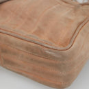 CHANEL Mademoiselle Chain Shoulder Bag Suede Pink CC Auth bs23471-15