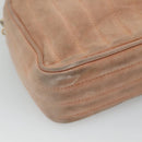 CHANEL Mademoiselle Chain Shoulder Bag Suede Pink CC Auth bs23471-16