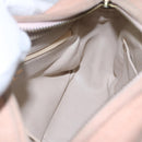 CHANEL Mademoiselle Chain Shoulder Bag Suede Pink CC Auth bs23471-19