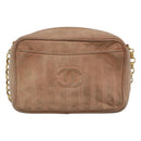 CHANEL Mademoiselle Chain Shoulder Bag Suede Pink CC Auth bs23471-13