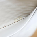 CHANEL Matelasse Chain Hand Bag Lamb Skin Beige Gold CC Auth bs23472-21