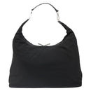 GUCCI Shoulder Bag Nylon Black Silver 012 1553 0326 Auth bs23480-13