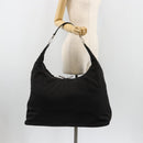 GUCCI Shoulder Bag Nylon Black Silver 012 1553 0326 Auth bs23480-25