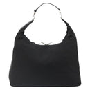 GUCCI Shoulder Bag Nylon Black Silver 012 1553 0326 Auth bs23480-2
