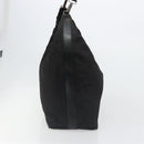 GUCCI Shoulder Bag Nylon Black Silver 012 1553 0326 Auth bs23480-3