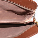 Burberrys Nova Check Shoulder Bag PVC Beige Brown gold Auth bs23485-17