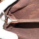 Burberrys Nova Check Shoulder Bag PVC Beige Brown gold Auth bs23485-18