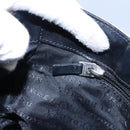 BURBERRY Nova Check Hand Bag PVC Beige Silver Auth bs23486-19