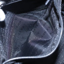 BURBERRY Nova Check Hand Bag PVC Beige Silver Auth bs23486-12