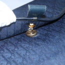 Christian Dior Trotter Canvas Shoulder Bag Navy Auth bs23493-15