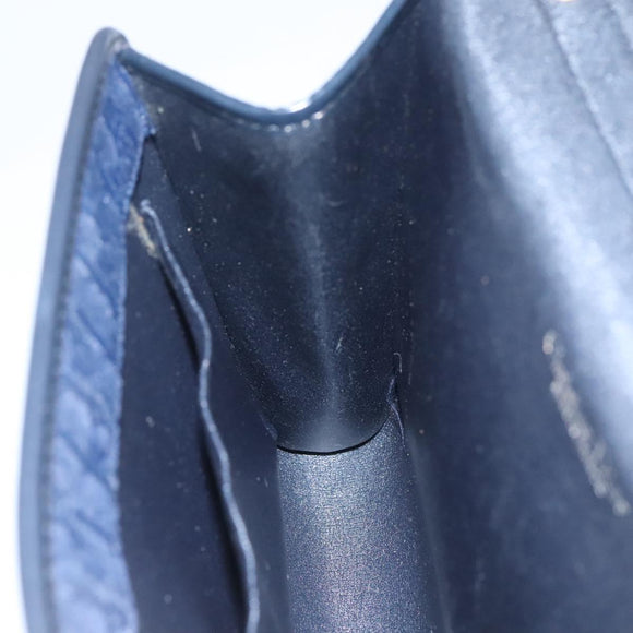 Christian Dior Trotter Canvas Shoulder Bag Navy Auth bs23493