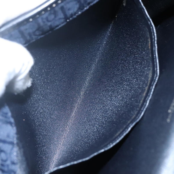 Christian Dior Trotter Canvas Shoulder Bag Navy Auth bs23493