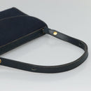 Christian Dior Trotter Canvas Shoulder Bag Navy Auth bs23493-7