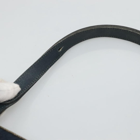 Christian Dior Trotter Canvas Shoulder Bag Navy Auth bs23493