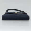 Christian Dior Trotter Canvas Shoulder Bag Navy Auth bs23493-5
