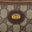 GUCCI GG Supreme Shoulder Bag PVC Beige Gold 904 02 020 Auth bs23501-18