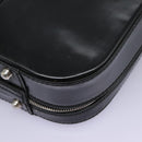 GUCCI Business Bag Enamel Black Auth bs23505-18