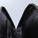 GUCCI Business Bag Enamel Black Auth bs23505-19
