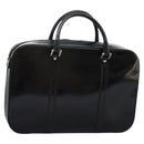 GUCCI Business Bag Enamel Black Auth bs23505-1