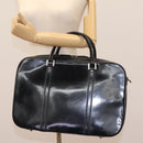 GUCCI Business Bag Enamel Black Auth bs23505-26