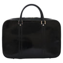 GUCCI Business Bag Enamel Black Auth bs23505-2