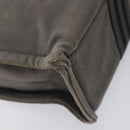 HERMES Fourre Tout PM Hand Bag Canvas Black Gray Silver Auth bs23510-11