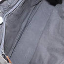 HERMES Fourre Tout PM Hand Bag Canvas Black Gray Silver Auth bs23510-15