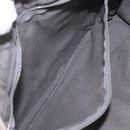 HERMES Fourre Tout PM Hand Bag Canvas Black Gray Silver Auth bs23510-18