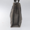 HERMES Fourre Tout PM Hand Bag Canvas Black Gray Silver Auth bs23510-4