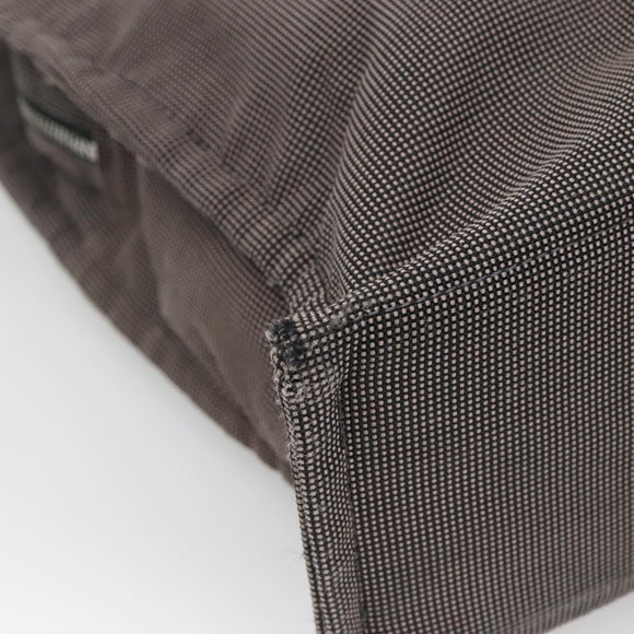 HERMES Her Line MM Tote Bag Canvas Gray Silver Auth bs23512