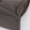 HERMES Her Line MM Tote Bag Canvas Gray Silver Auth bs23512-16