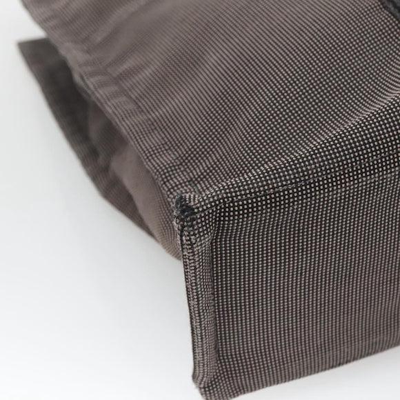 HERMES Her Line MM Tote Bag Canvas Gray Silver Auth bs23512