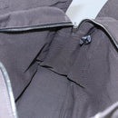 HERMES Her Line MM Tote Bag Canvas Gray Silver Auth bs23512-17