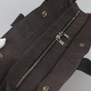 HERMES Her Line MM Tote Bag Canvas Gray Silver Auth bs23512-6